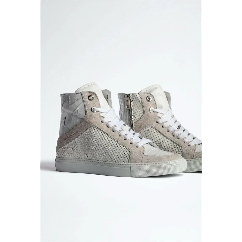 New Zadig & Voltaire High Flash Keith Sneakers Size 38